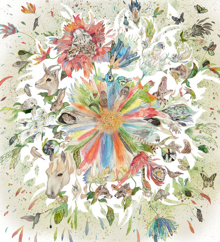 Laura Ball, ‘Wild Botanical Mandala #3’, 2020