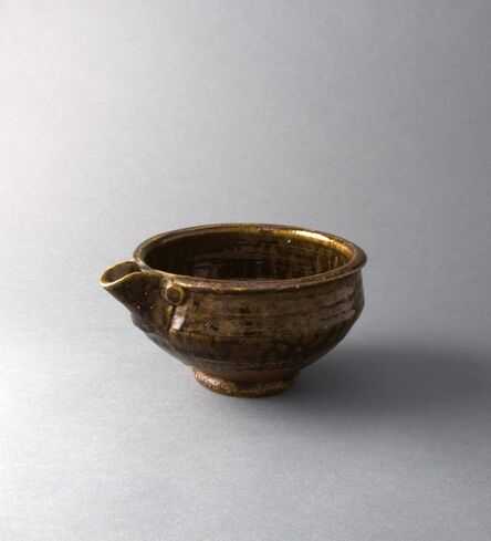 Shōji Hamada, ‘Pourer, amber glaze’, 1935