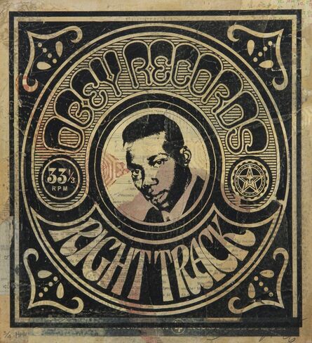 Shepard Fairey, ‘Obey Records, Right Track’, 2006