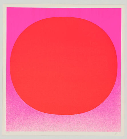 Rupprecht Geiger, ‘Colour in the round (Rot auf Pink)’, 1969