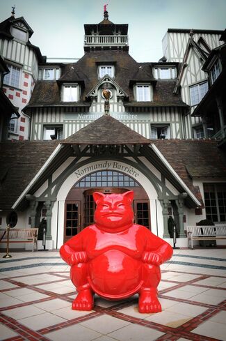 Hotel Normandy, Deauville for International Asian Film Festival, installation view