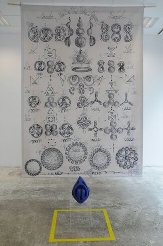 Gabriel Kelemen - Cymatics: when Sound meets Substance, installation view