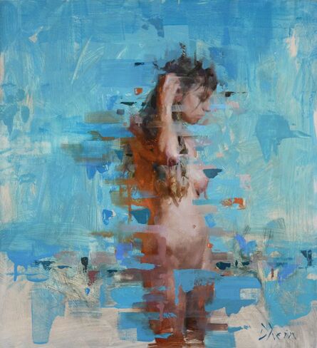 Jacob Dhein, ‘Nude in Blue V’, 2015