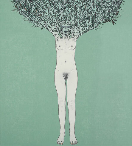 David Austen, ‘Green Tree’, 2020-2021