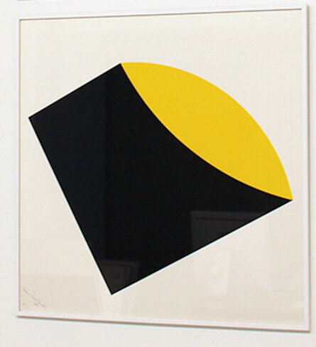 Leon Polk Smith, ‘Black-Yellow’, 1983-1985