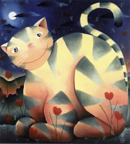 MacKenzie Thorpe, ‘Love Cat ’, 2004