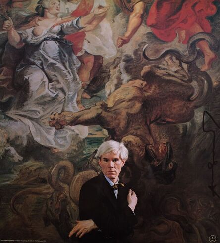Andy Warhol, ‘Andy Warhol at Leo Castelli Gallery’, 1982