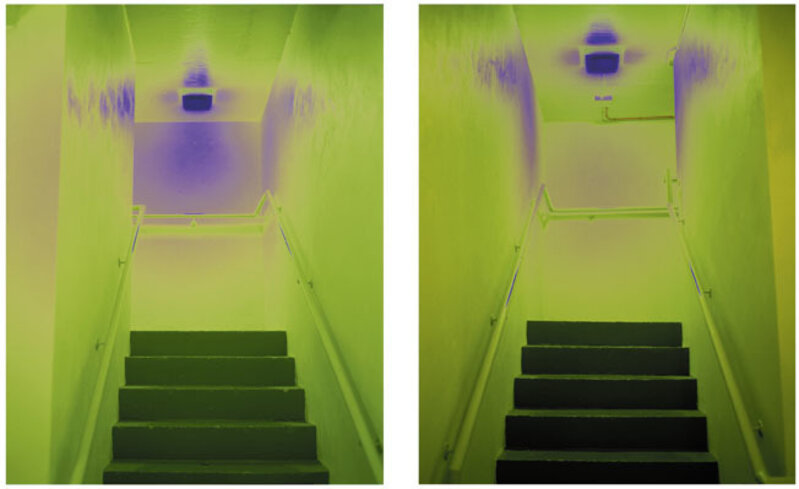 Catherine Yass, ‘Stairs 1998’, 2002, Photography, 2 Ilfochrome prints, mounted behind plexiglas (Diasec), Schellmann Art