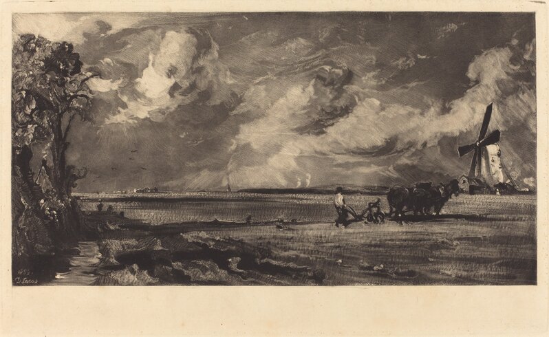 David Lucas after John Constable, ‘Spring’, ca. 1832, Print, Mezzotint on laid paper [proof], National Gallery of Art, Washington, D.C.