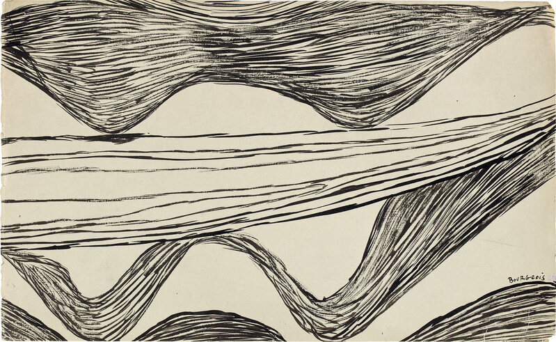 Louise Bourgeois, ‘Untitled’, 1951, Drawing, Collage or other Work on Paper, Ink on paper, Phillips