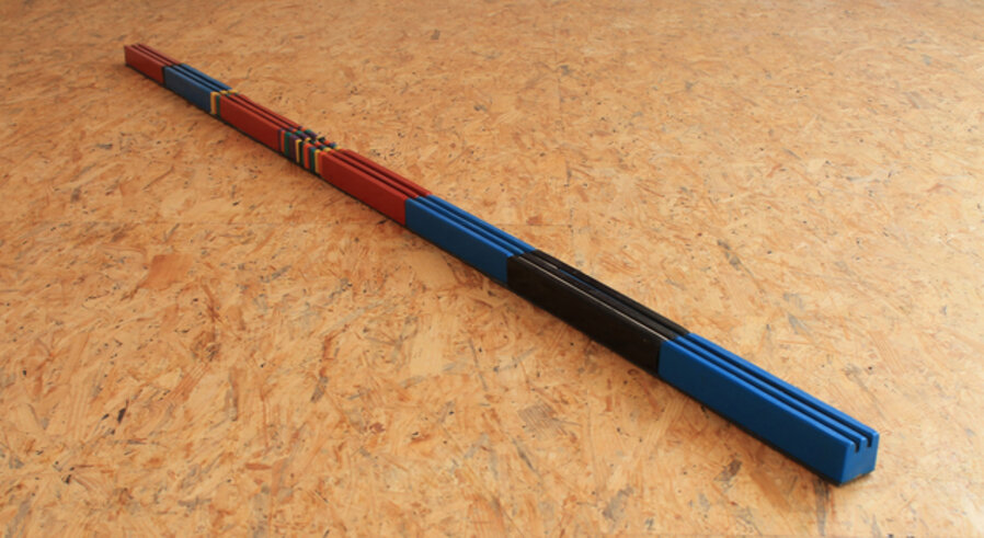 Square bar of wood