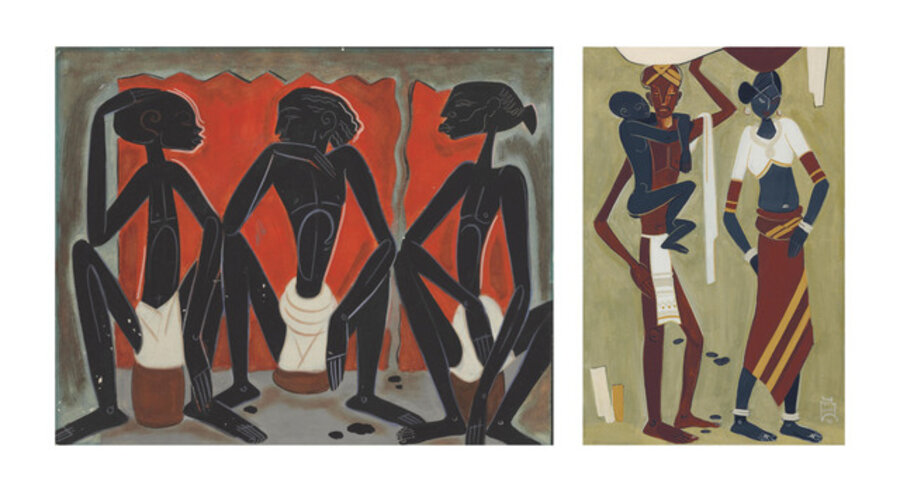 Untitled (Three Tribal Men); Toddy Booth