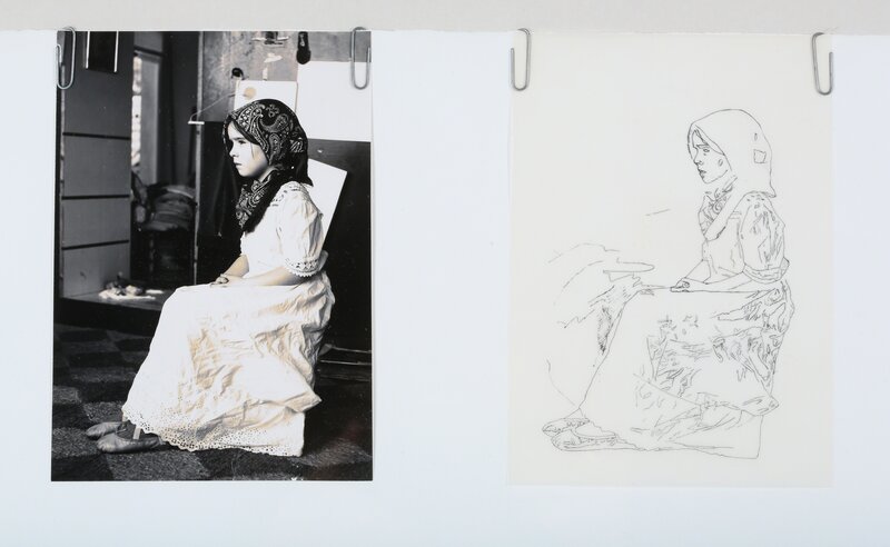 Peter Blake, ‘Liberty as Suffolk child by John Constable ’, Print, Etching with collage, Chiswick Auctions