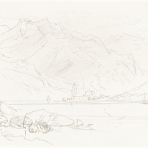 Lake in a Mountainous Landscape