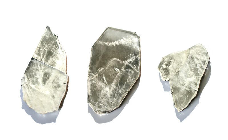 Study O Portable, ‘Quartz mirror’, 2011, Design/Decorative Art, Quartz crystal, silver, wood, Caroline Van Hoek