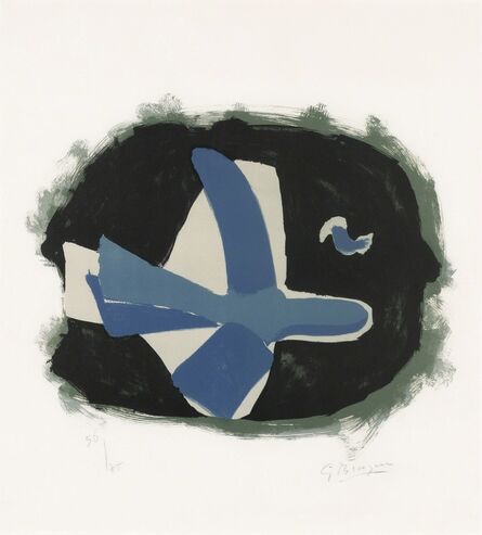 Georges Braque, ‘Oiseau Des Forêts (Oiseau XVII) (Vallier 127)’, 1958