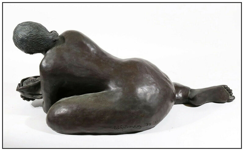 R.C. Gorman, ‘Mother & Child’, 1983, Sculpture, Full Round Bronze Sculpture, Original Art Broker
