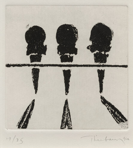 Wayne Thiebaud, ‘Sugar Cones’, 1964