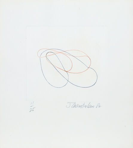 John Chamberlain, ‘Linear Abstract 1’, 1982
