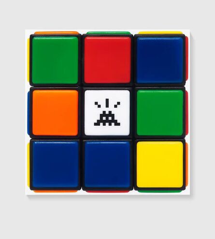 Invader, ‘Invaded Cube’, 2023