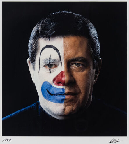Eddie Adams, ‘Jerry Lewis Clown Face Cover of “Parade Magazine”’, April 22-1984/printed later
