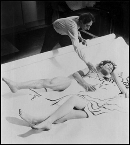 Philippe Halsman, ‘Jean Cocteau's Painting Comes to Life’, 1949