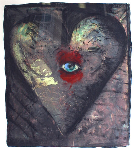 Jim Dine, ‘Hand-Colored Viennese Heart V’, 1990