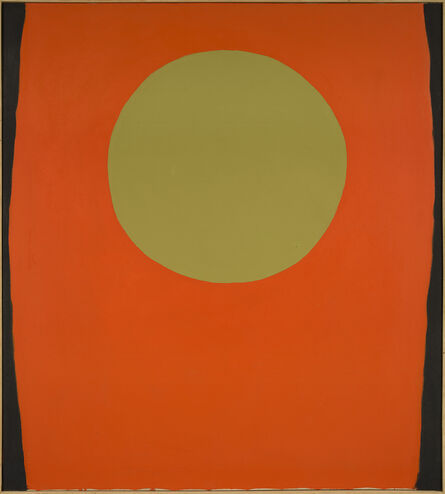 Walter Darby Bannard, ‘Orange Blacksides’, 1959