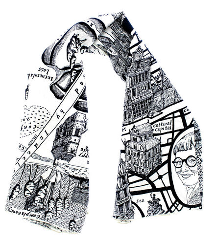 Grayson Perry, ‘MAP OF DAYS SCARF’, 2013