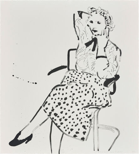 David Hockney, ‘Celia in a Polka Dot Skirt’, 1980