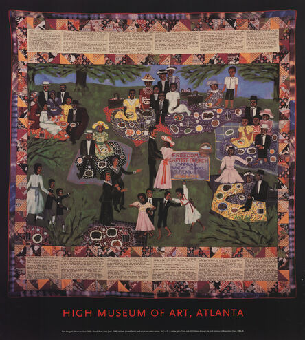 Faith Ringgold, ‘Faith Ringgold - Church Picnic Story Quilt - Offset Lithograph 42" x 38"’, Unknown 