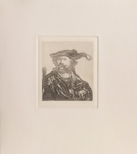Rembrandt van Rijn, ‘Self Portrait in a Velvet Cap with Plume’, 1878