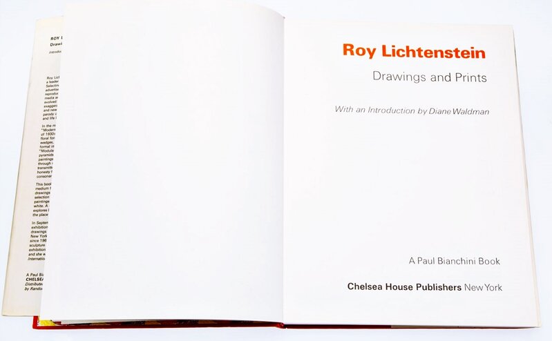 Roy Lichtenstein, ‘Roy Lichtenstein: Drawings and Prints (Hand Signed and Inscribed to multiple Rock and Roll Hall of Fame inductee Timothy D. Kehr )’, 1973, Print, Hardback Monograph. Hand Signed, Dated and Inscribed by Roy Lichtenstein, Alpha 137 Gallery