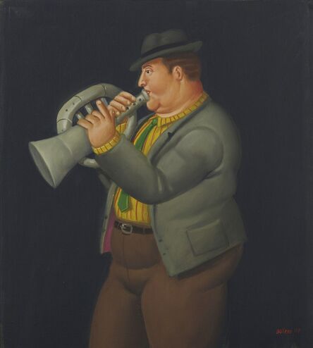 Fernando Botero, ‘Trumpet Player’, 2007