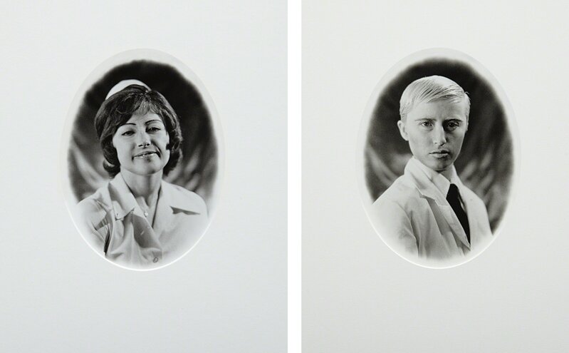 Cindy Sherman, ‘Untitled (Doctor and Nurse)’, 1980-87, Print, Gelatin silver print diptych, on semi-gloss double weight photo paper, with full margins, Phillips
