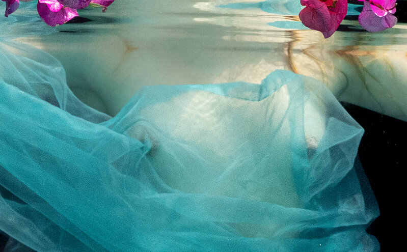 Alex Sher, ‘Dancing Flowers (underwater nude photograph - archival pigment print 1 of 24 on paper 48"x 36")’, 2019, Photography, Archival pigment print on archival paper, Touchon Gallery