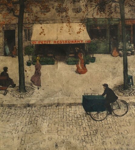Tavík Frantisek Simon, ‘Scrap Iron Dealer in Paris’, 1908