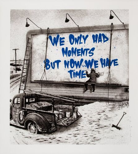 Mr. Brainwash, ‘Now is the Time (Blue)’, 2020