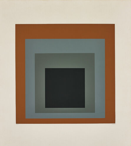 Josef Albers, ‘Hommage au Carré: one plate’, 1965