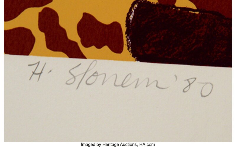 Hunt Slonem, ‘Lobster; Shell Ginger; Ocelot (three works)’, 1980, Print, Screenprint in colors, Heritage Auctions