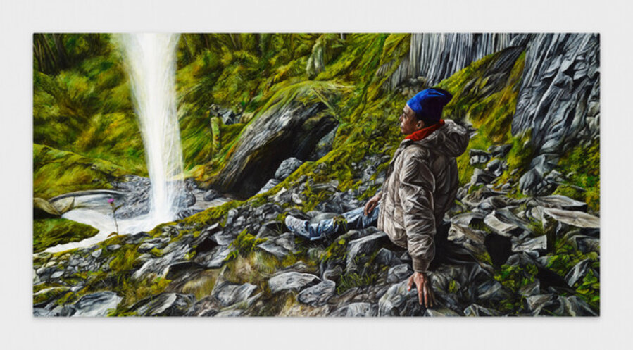 Justin at Latourell Falls