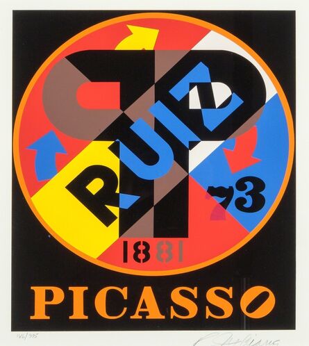 Robert Indiana, ‘Picasso, from The American Dream Portfolio’, 1997