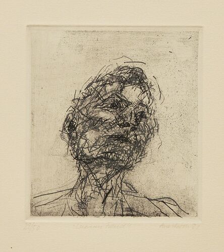 Frank Auerbach, ‘Lucian Freud, from Six Etchings of Heads’, 1981