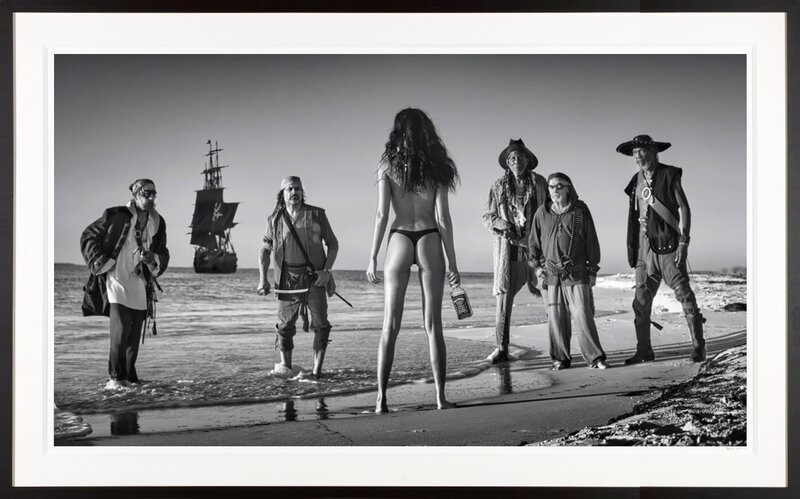 David Yarrow, ‘Beach Bums - 2 of 12 edition’, 2022, Photography, Digital Pigment Print on Archival 315gsm Hahnemuhle Photo Rag Baryta Paper, Samuel Owen Gallery