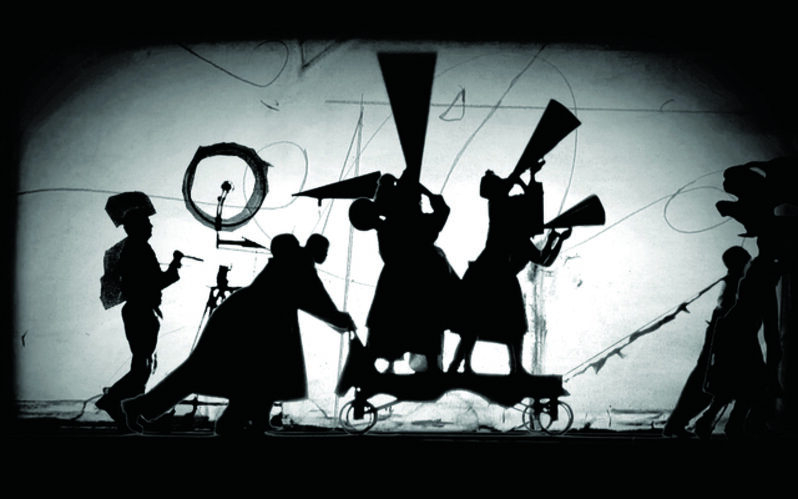 William Kentridge, ‘The Refusal of Time (still)’, 2012, Video/Film/Animation, 5-channel video projection, colour, sound, megaphones, breathing machine, Whitechapel Gallery
