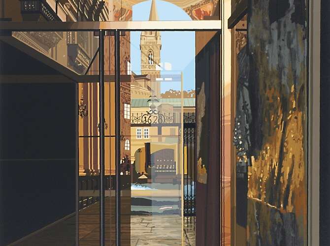 Salzburg Cathedral by Richard Estes