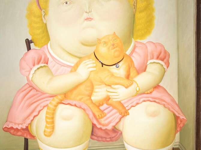 Cats by Fernando Botero