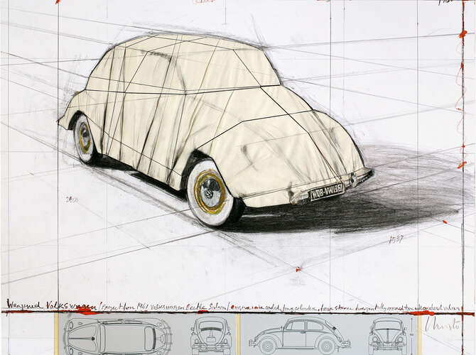 Wrapped Volkswagen by Christo