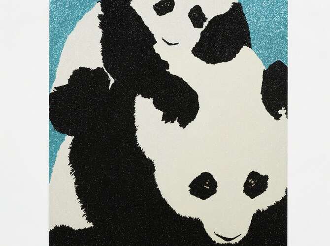 Pandas by Rob Pruitt
