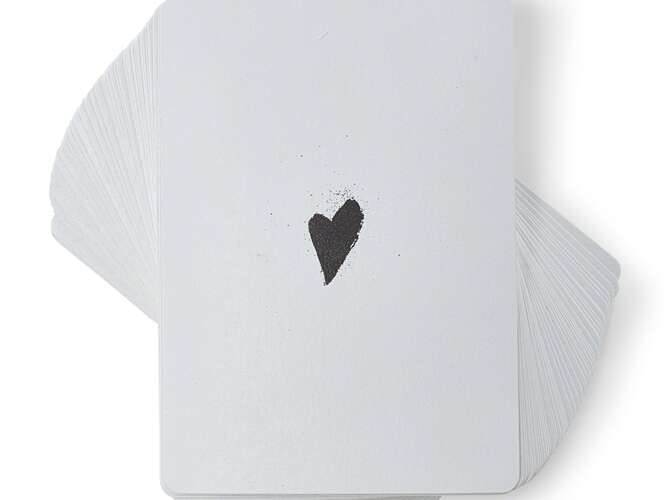 Playing Cards by Donald Sultan